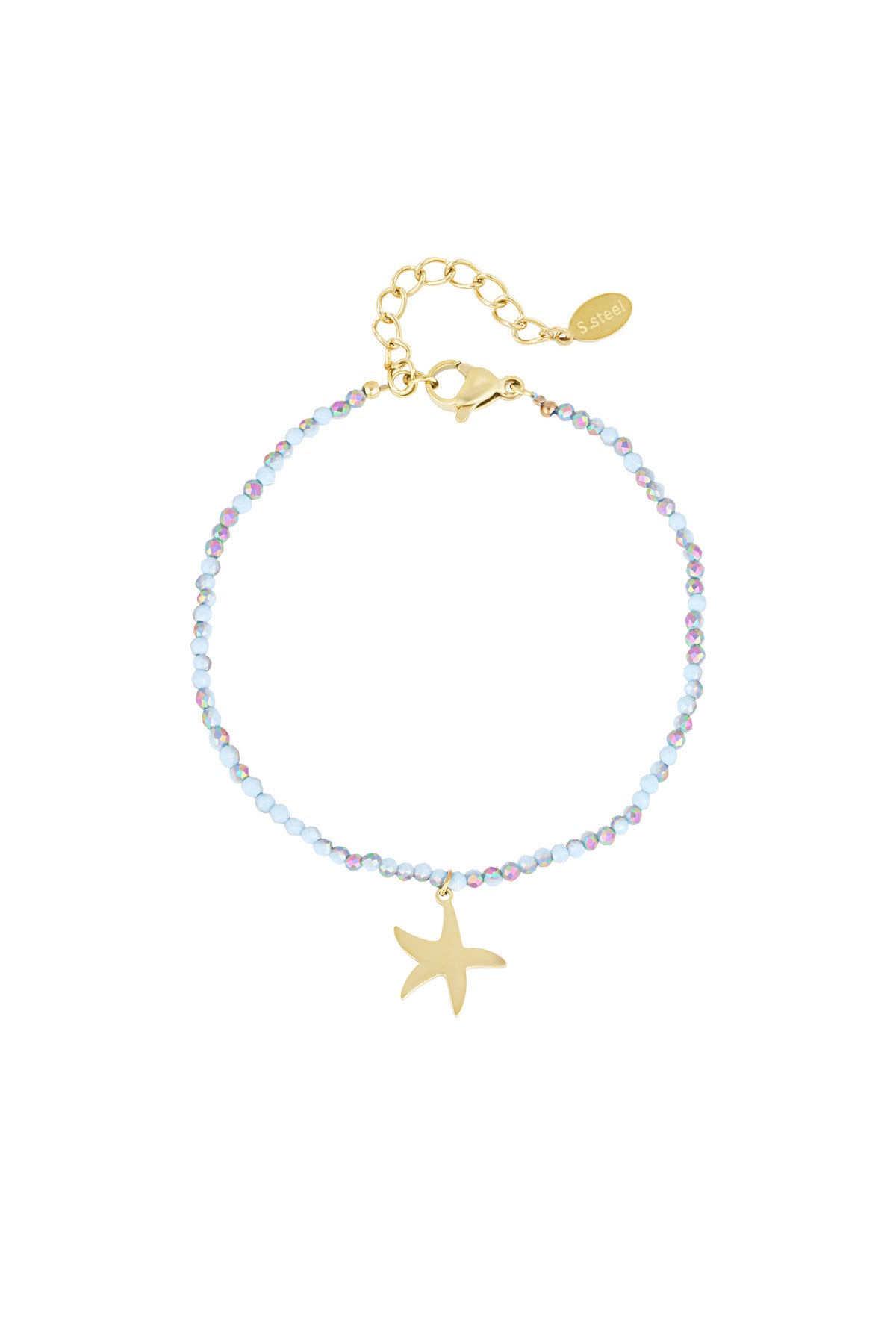 Armband kleurrijke zeester