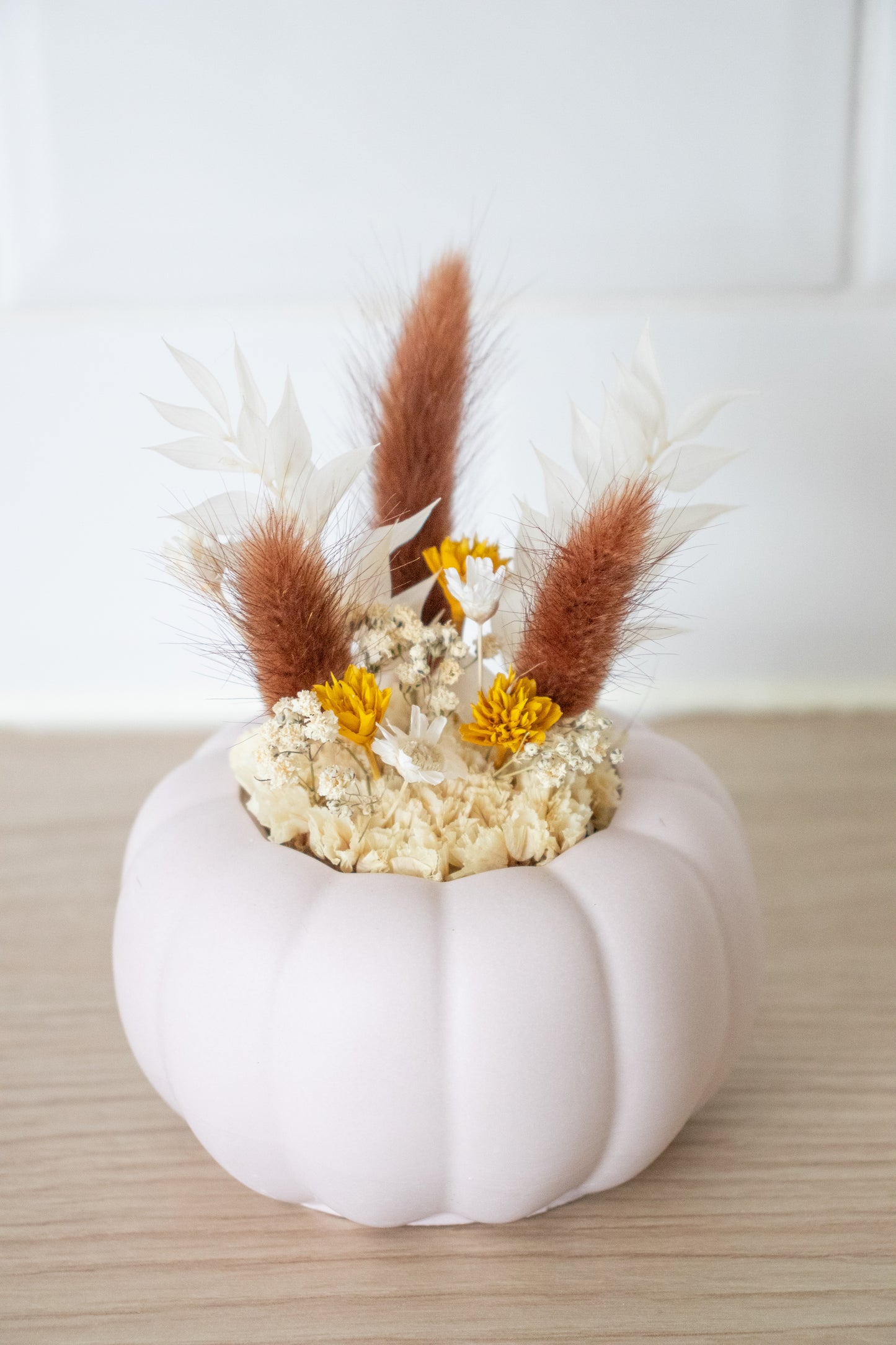 Pumpkin with flowers mini