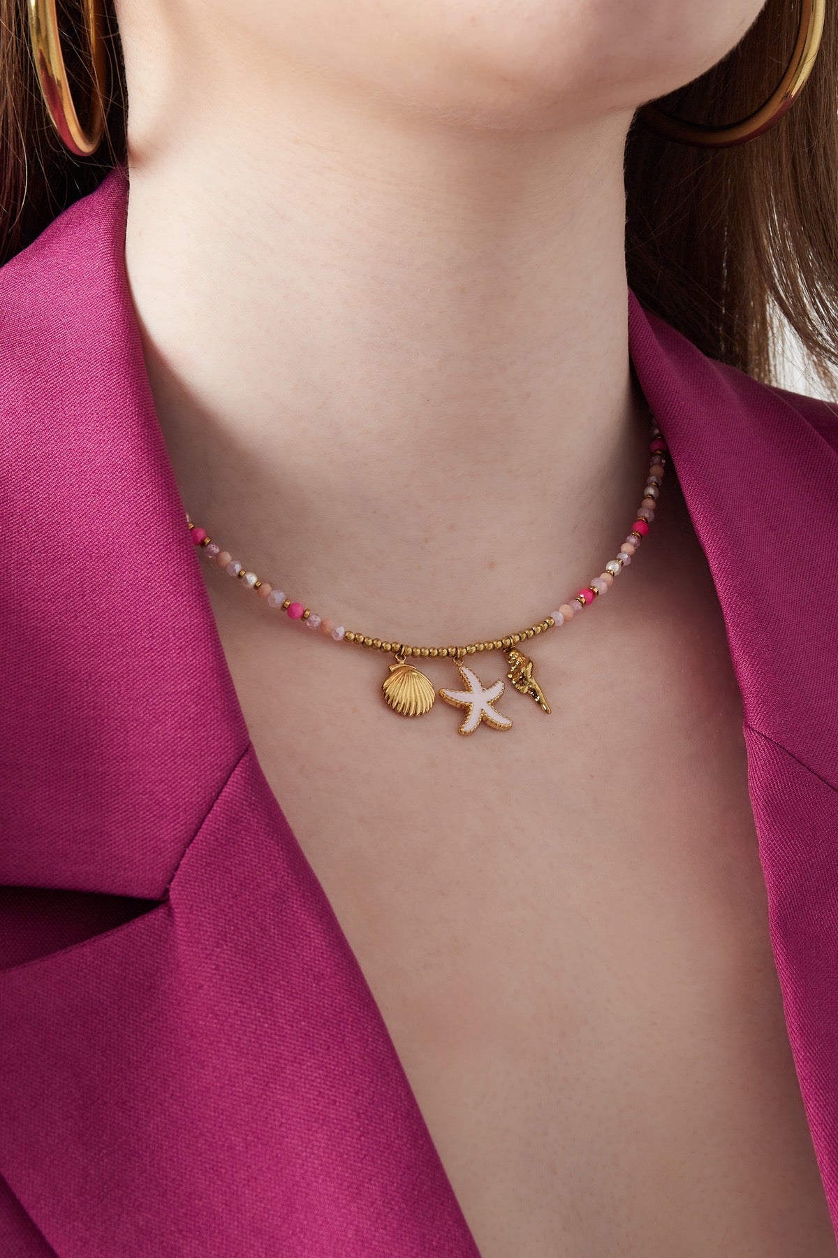 Ketting pink sea