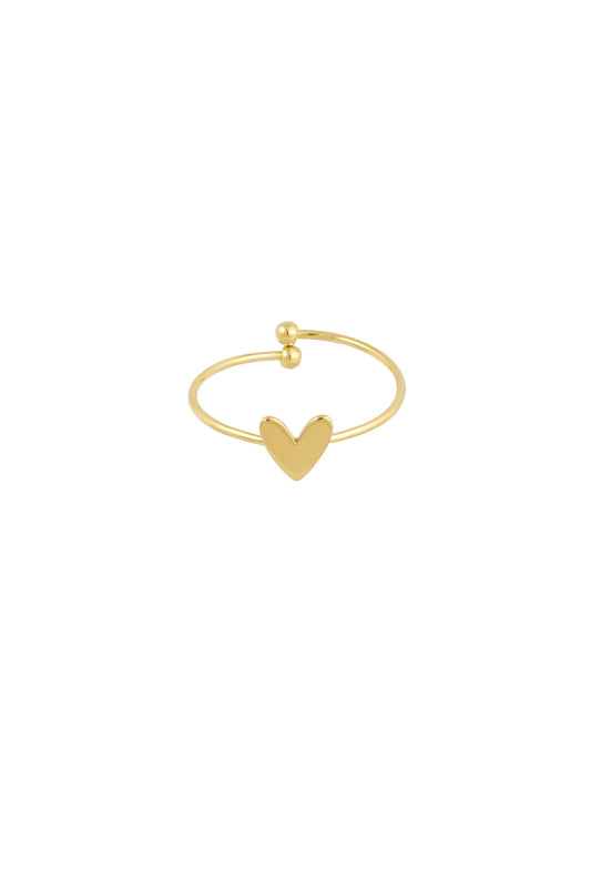 Simpele hartjes ring